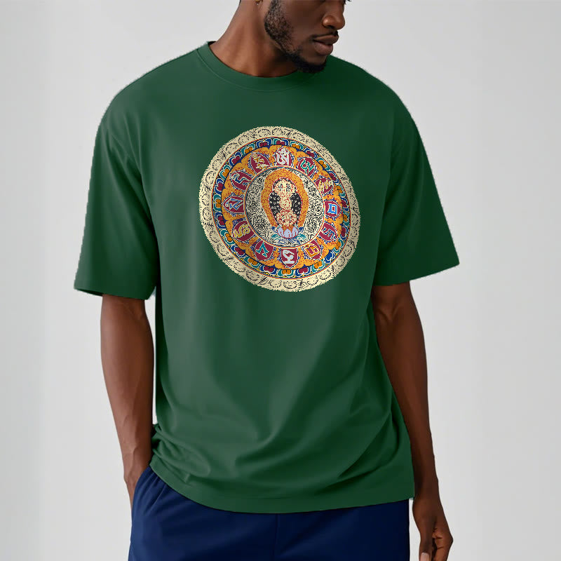 Dorje Vajra Mandala Buddha Cotton Tee T-shirt