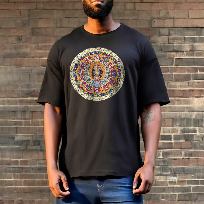 Dorje Vajra Mandala Buddha Cotton Tee T-shirt