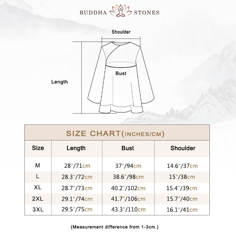 2Pcs Three Quarter Sleeve Long Sleeve Shirt Wide Leg Pants Meditation Cotton Linen Clothing Women's Set