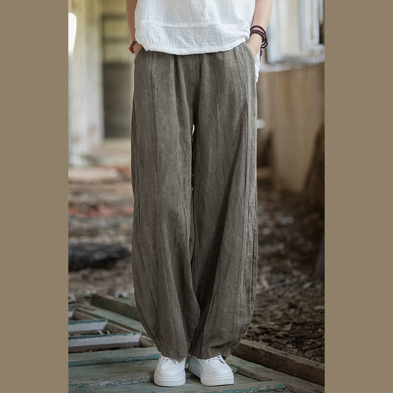 Breathable Hand-Dyed Loose Fit Yoga Harem Pants with Pockets