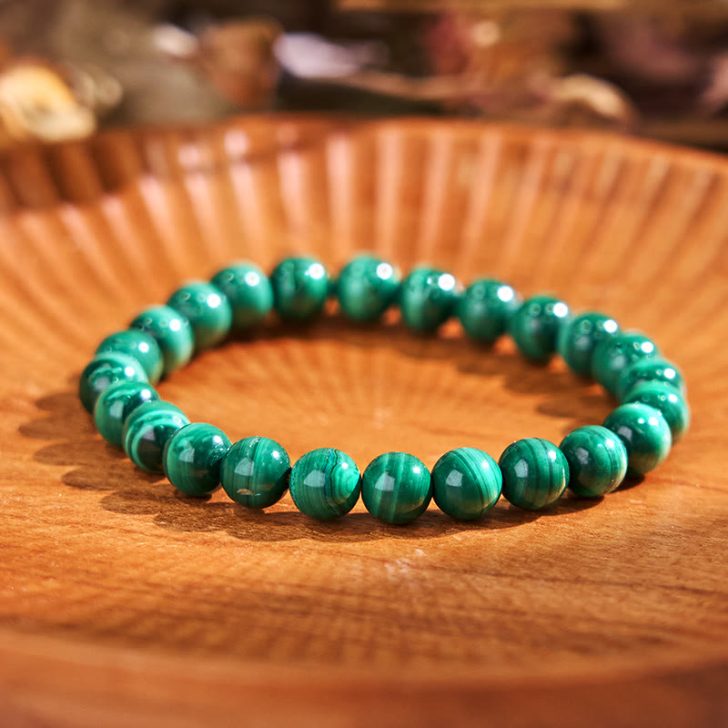 Various Crystals Malachite Lazurite Hemimorphite Calmness Bracelet