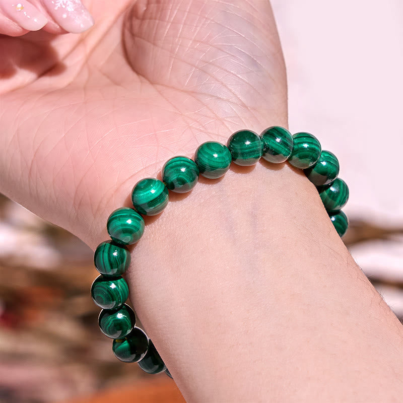 Various Crystals Malachite Lazurite Hemimorphite Calmness Bracelet