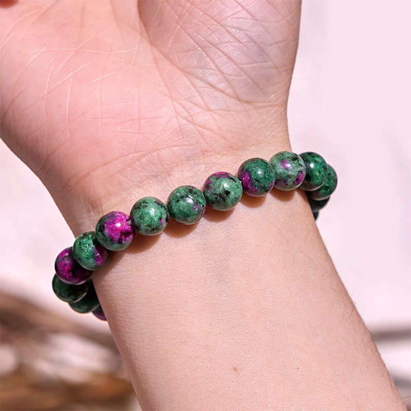 Various Crystals Malachite Lazurite Hemimorphite Calmness Bracelet