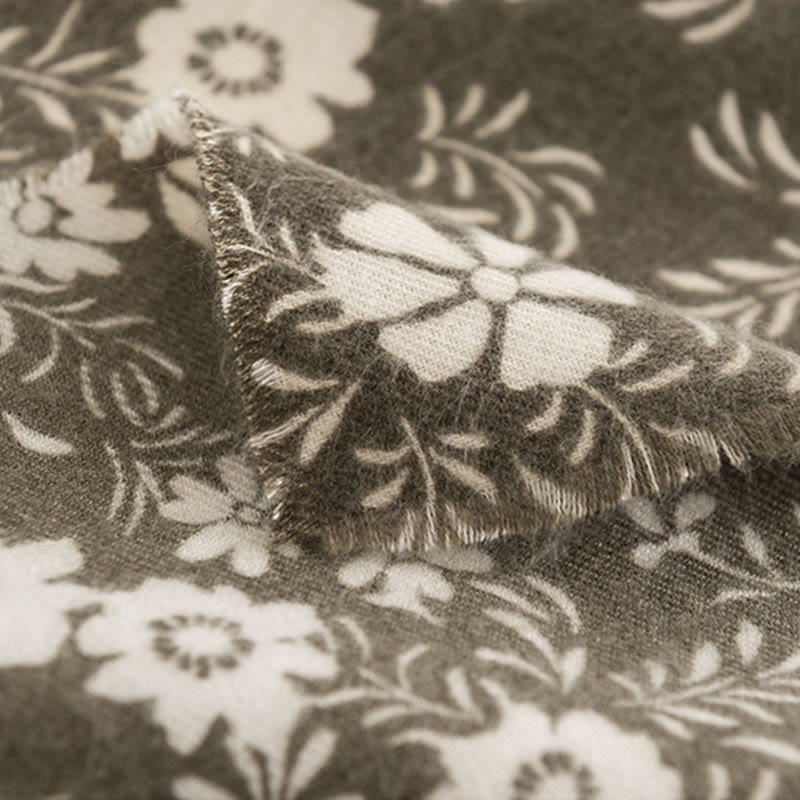 Tibetan Shawl Fresh Daisy Print Fall Winter Soft Warm Travel Scarf Wrap