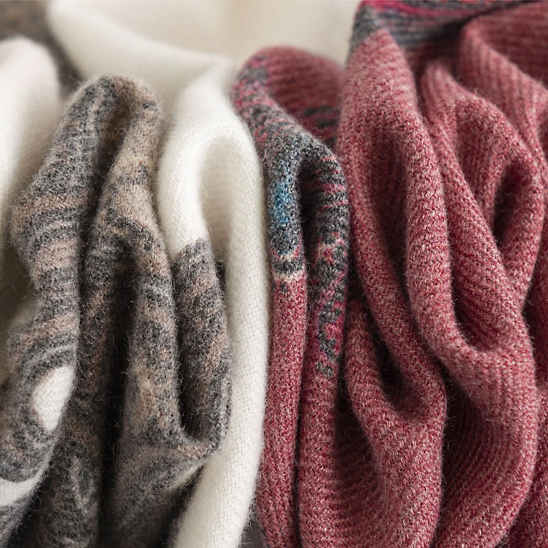 Tibetan Paisley Prints Shawl Fall Winter Soft Warm Scarf Wrap