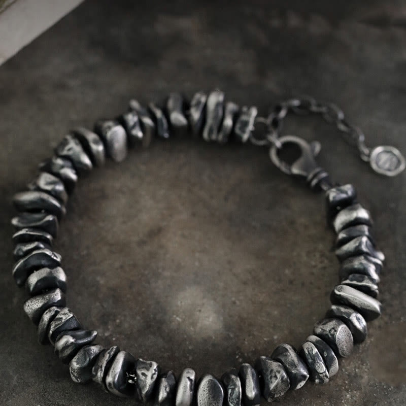 999 Sterling Silver Chinese Coin Resilience Bracelet