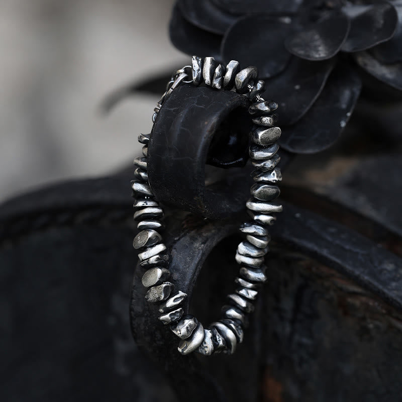 999 Sterling Silver Chinese Coin Resilience Bracelet