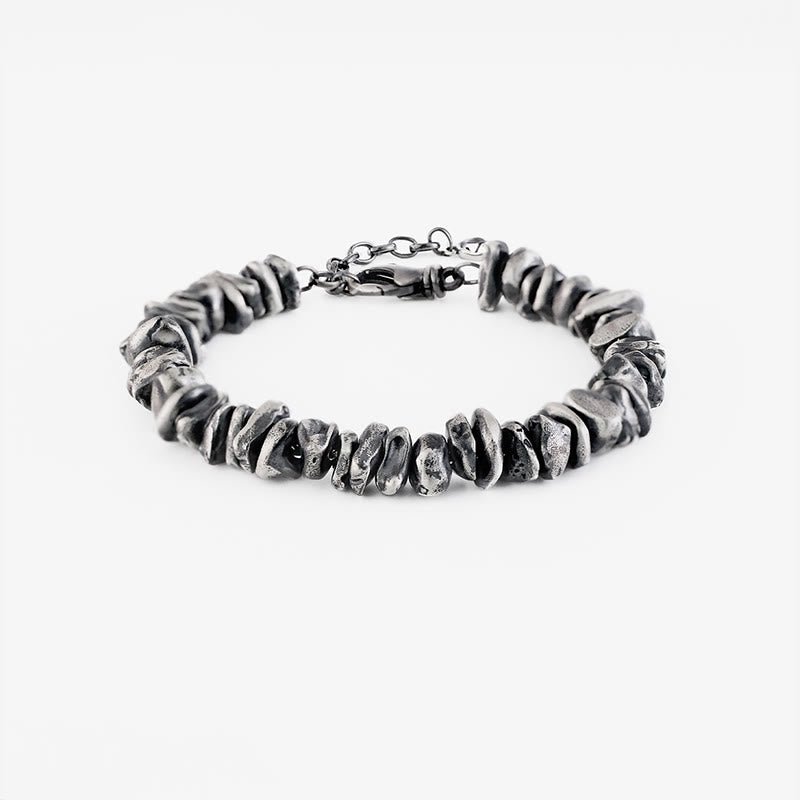 999 Sterling Silver Chinese Coin Resilience Bracelet