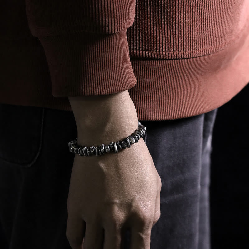 999 Sterling Silver Chinese Coin Resilience Bracelet