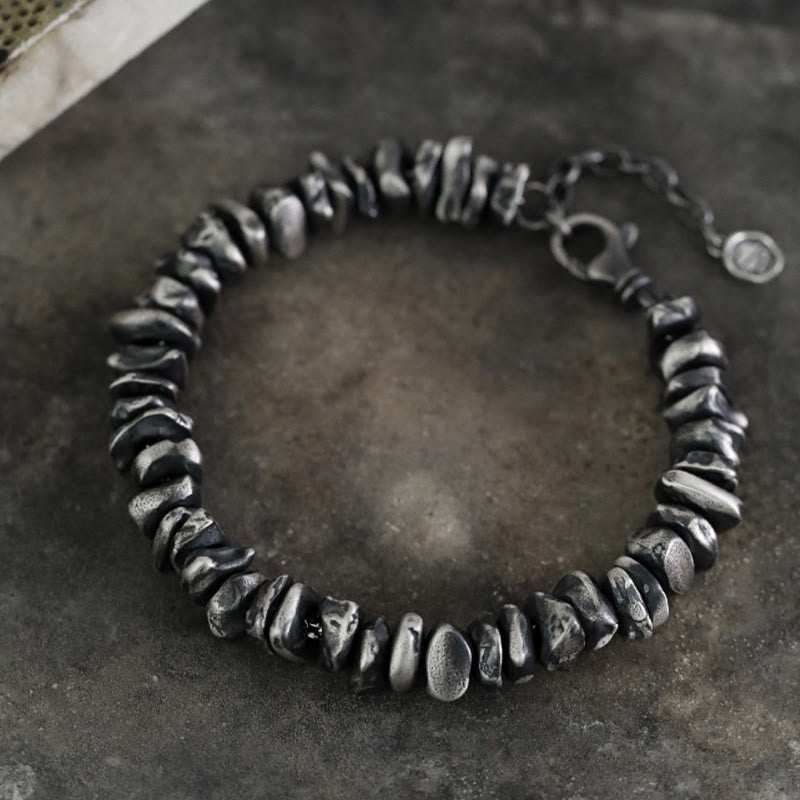999 Sterling Silver Chinese Coin Resilience Bracelet