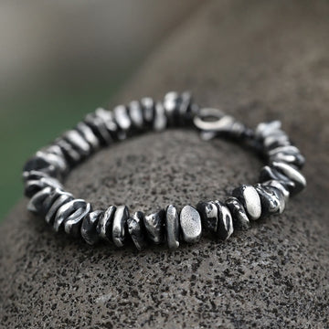 999 Sterling Silver Chinese Coin Resilience Bracelet