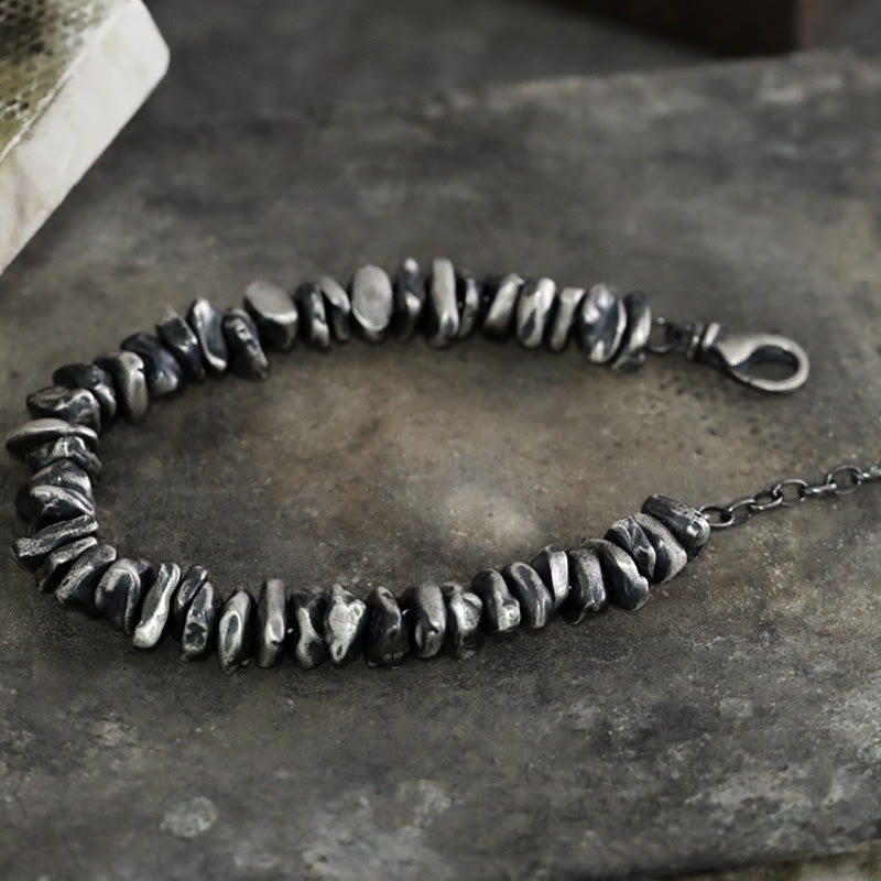 999 Sterling Silver Chinese Coin Resilience Bracelet