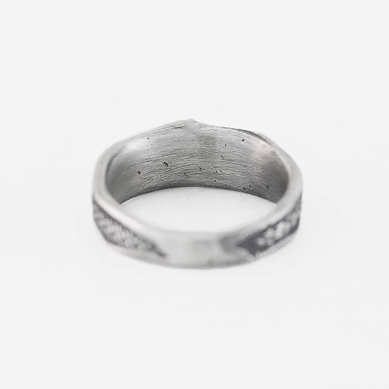 999 Sterling Silver Snake-shaped Year Of The Snake Protection Ring