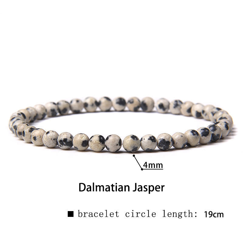 4mm Various Stone Crystal Mini Beads Healing Bracelet