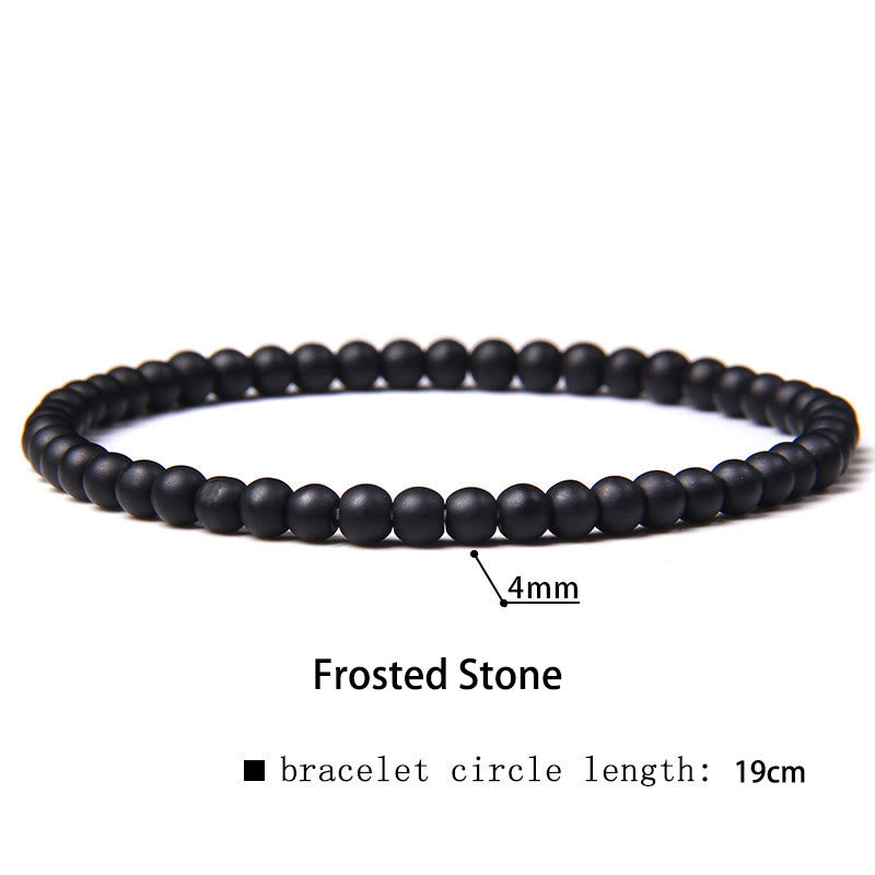 4mm Various Stone Crystal Mini Beads Healing Bracelet