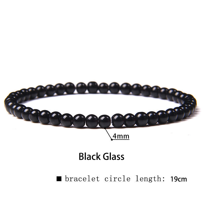 4mm Various Stone Crystal Mini Beads Healing Bracelet