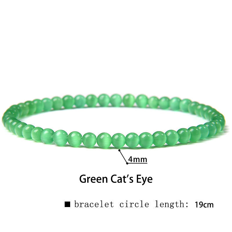 4mm Various Stone Crystal Mini Beads Healing Bracelet