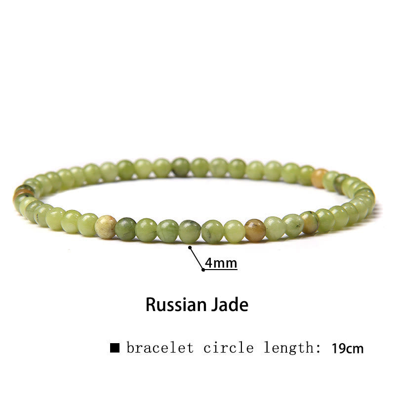4mm Various Stone Crystal Mini Beads Healing Bracelet