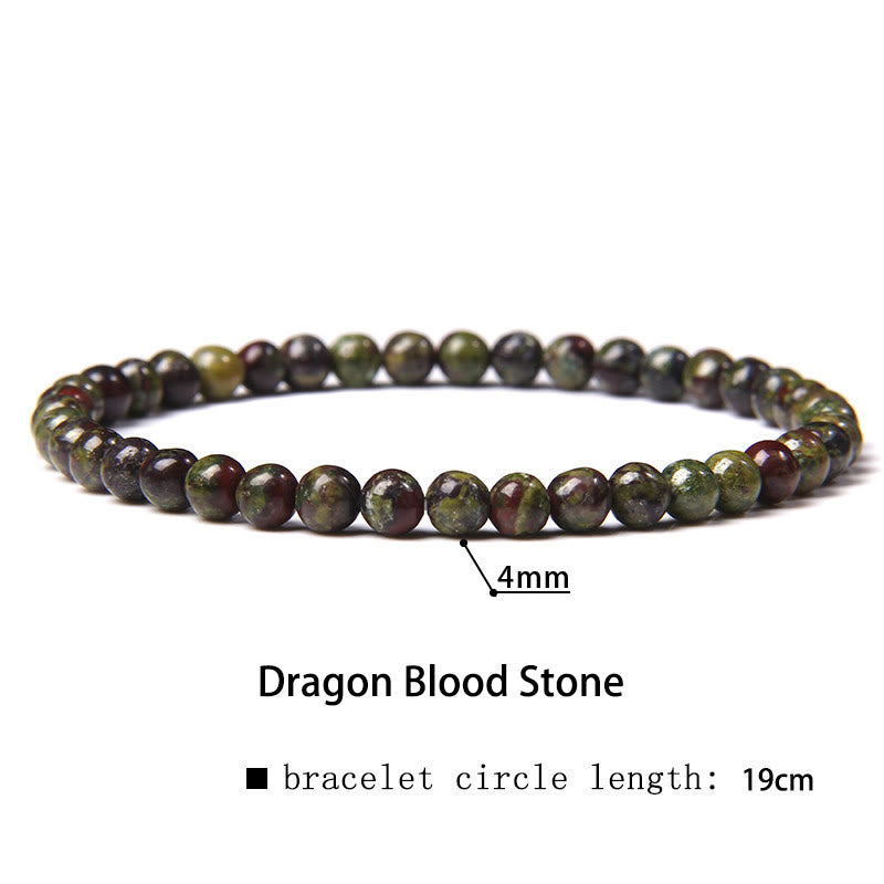 4mm Various Stone Crystal Mini Beads Healing Bracelet