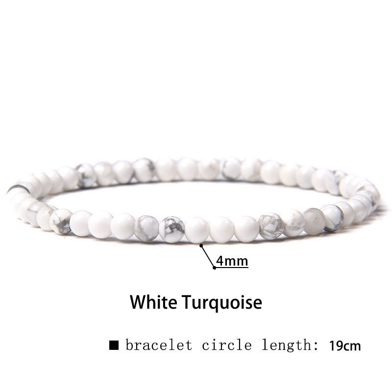 4mm Various Stone Crystal Mini Beads Healing Bracelet