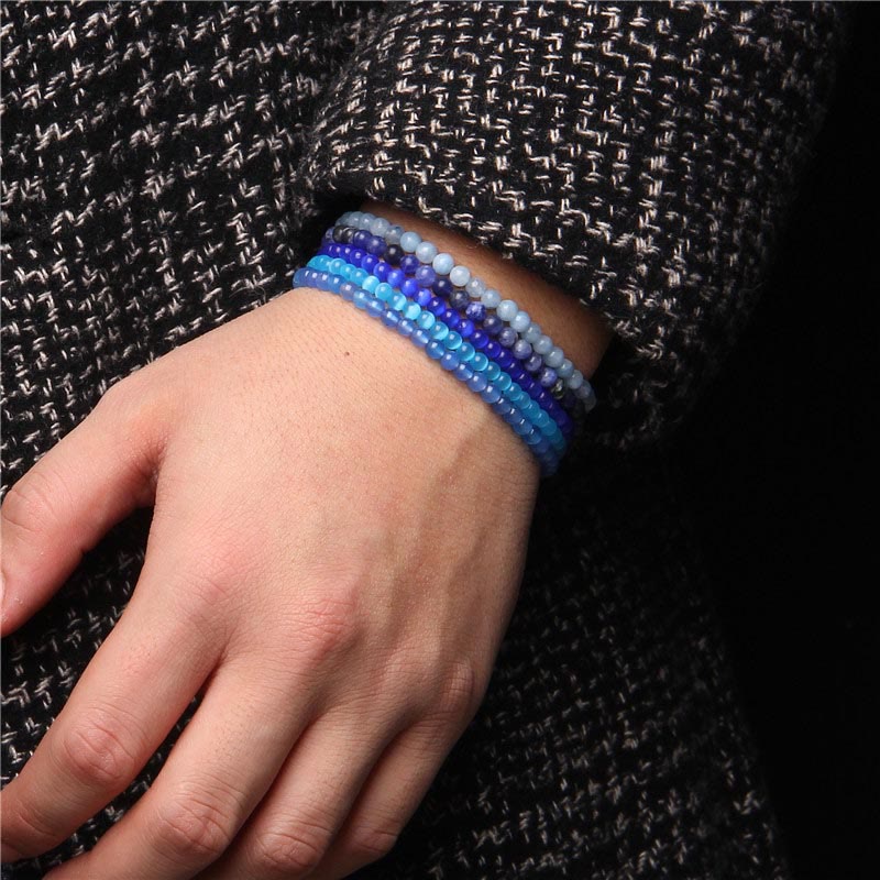 4mm Various Stone Crystal Mini Beads Healing Bracelet