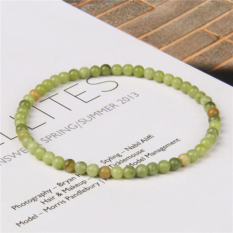 4mm Various Stone Crystal Mini Beads Healing Bracelet