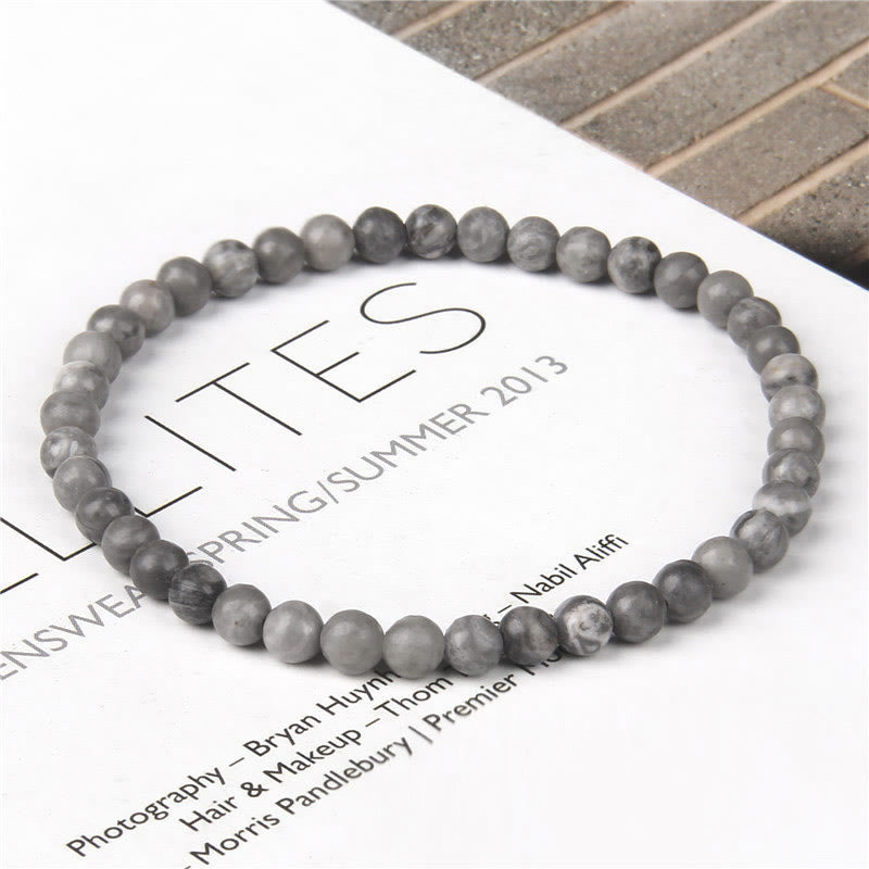 4mm Various Stone Crystal Mini Beads Healing Bracelet