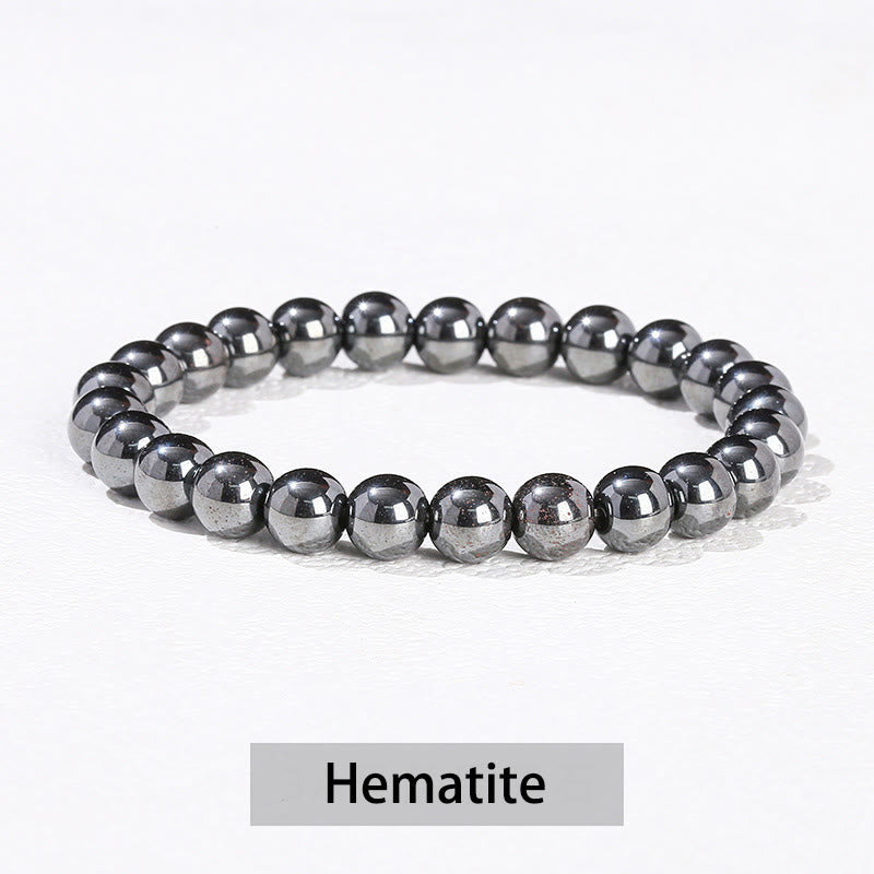 Various Crystal Stone Amethyst Green Aventurine Rose Quartz Healing Bracelet