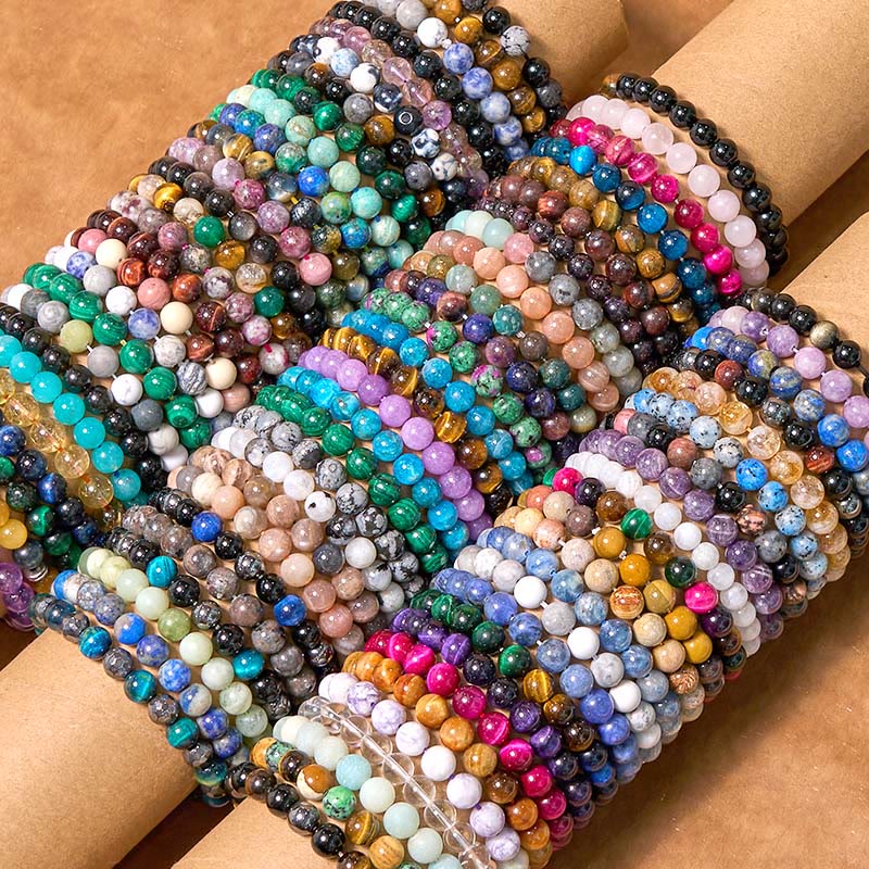 Various Crystals Malachite Lazurite Hemimorphite Calmness Bracelet