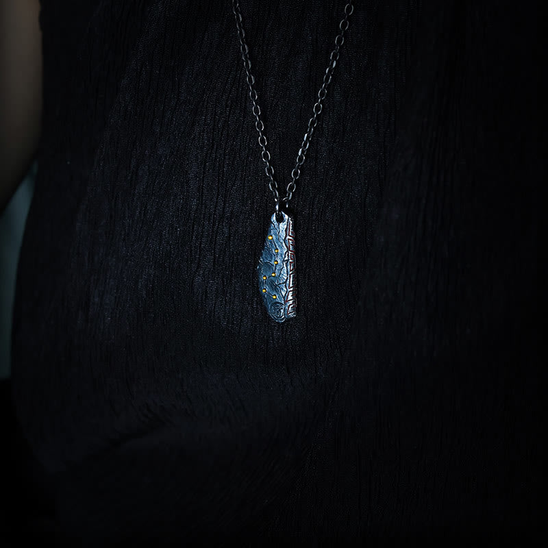 999 Sterling Silver Big Dipper Balance Necklace Pendant