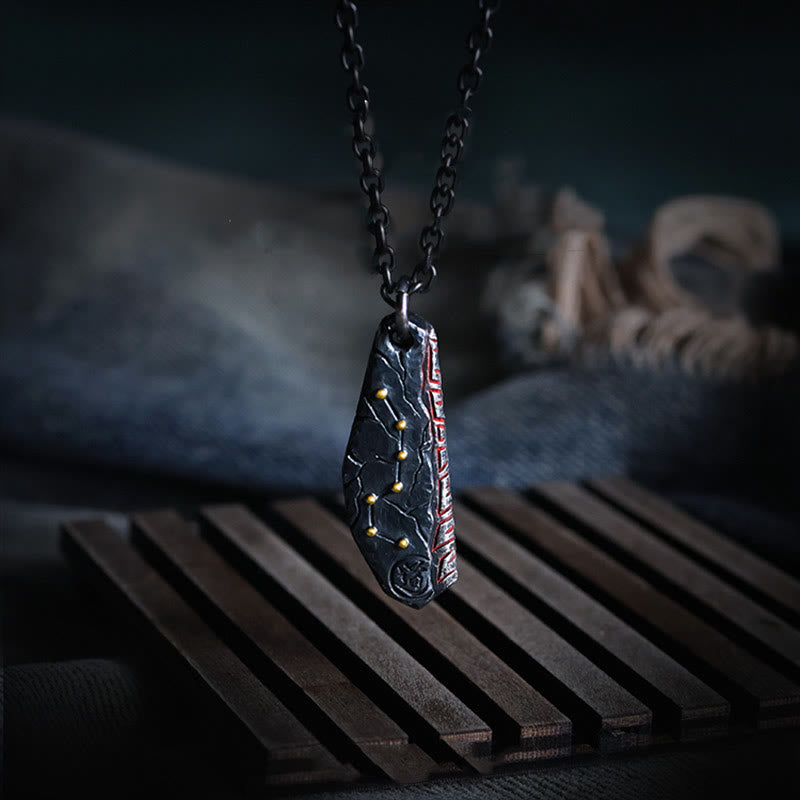 999 Sterling Silver Big Dipper Balance Necklace Pendant