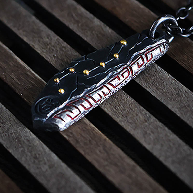 999 Sterling Silver Big Dipper Balance Necklace Pendant