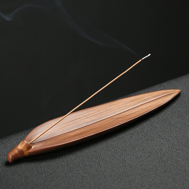 Ceramic Mudra & Lotus Meditation Stick Incense Burner - Zen Home Sanctuary Piece