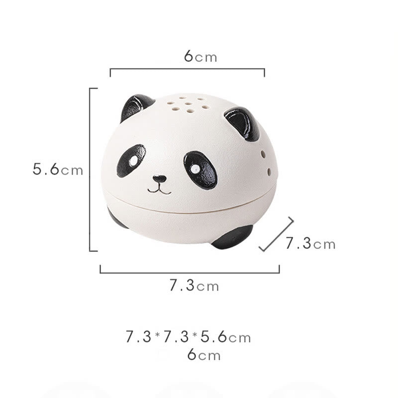 Minimalist Panda Ceramic Incense Burner for Mindful Desk Decoration