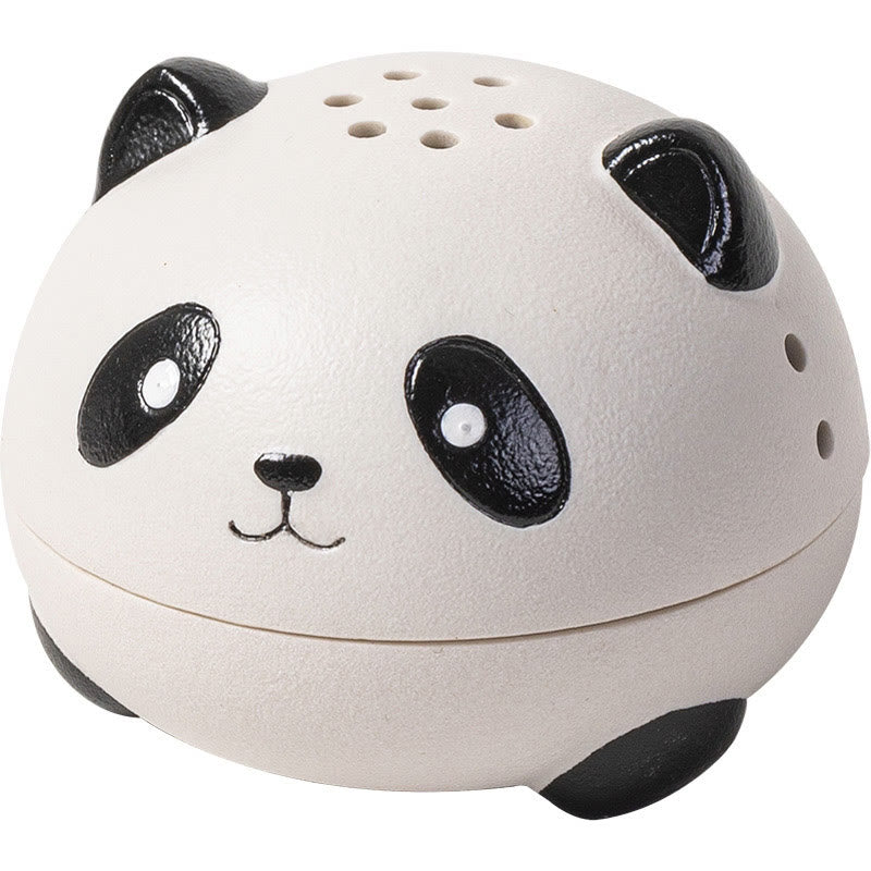 Minimalist Panda Ceramic Incense Burner for Mindful Desk Decoration