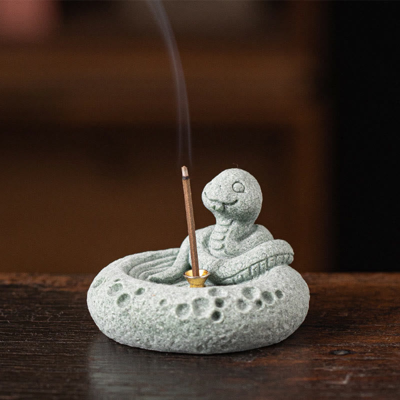 Chinese Zodiac Healing Incense Burner Desk Decoration