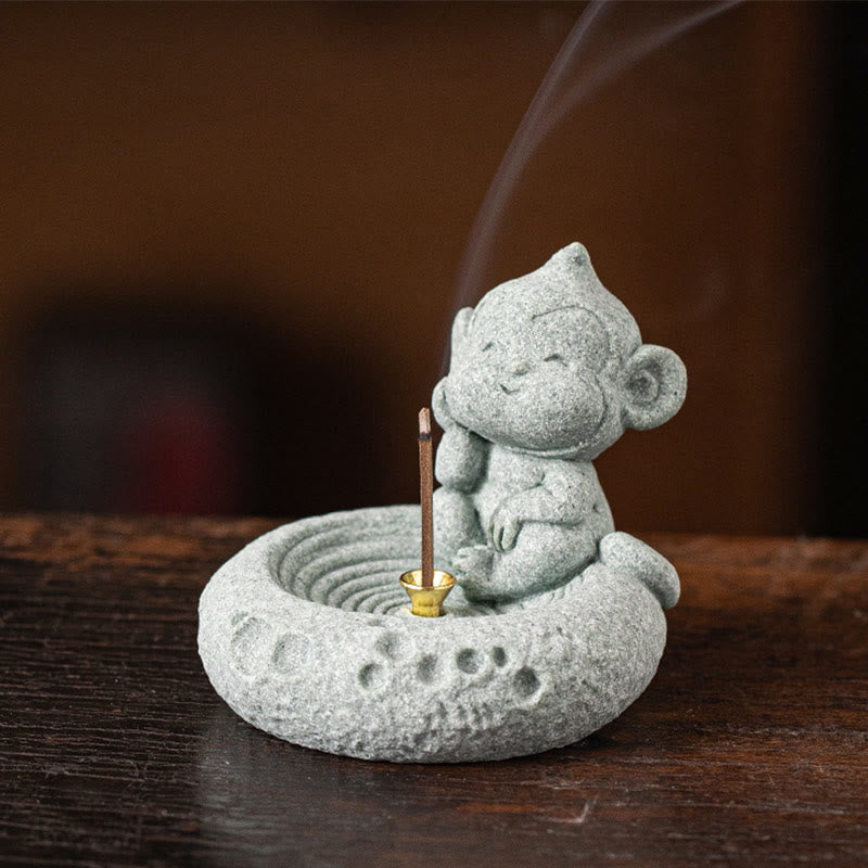 Chinese Zodiac Healing Incense Burner Desk Decoration