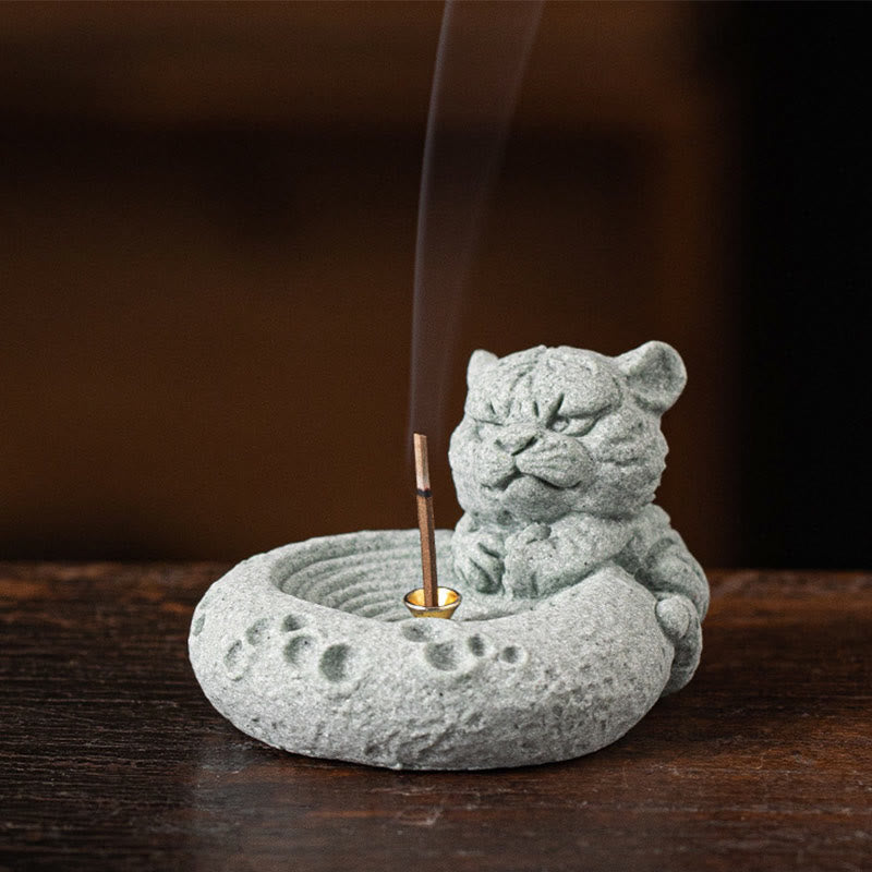 Chinese Zodiac Healing Incense Burner Desk Decoration