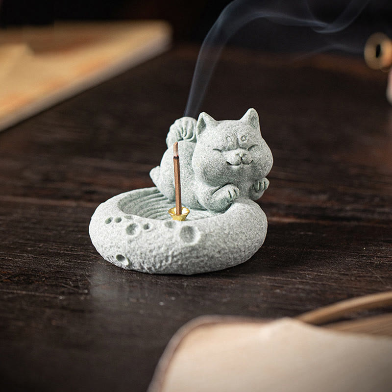 Chinese Zodiac Healing Incense Burner Desk Decoration