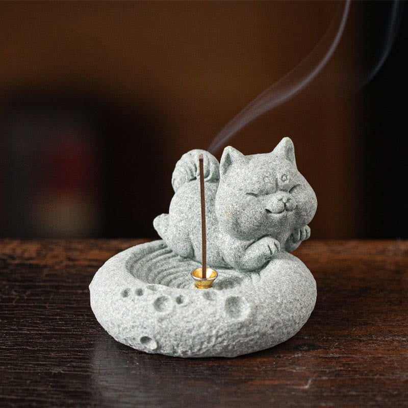 Chinese Zodiac Healing Incense Burner Desk Decoration