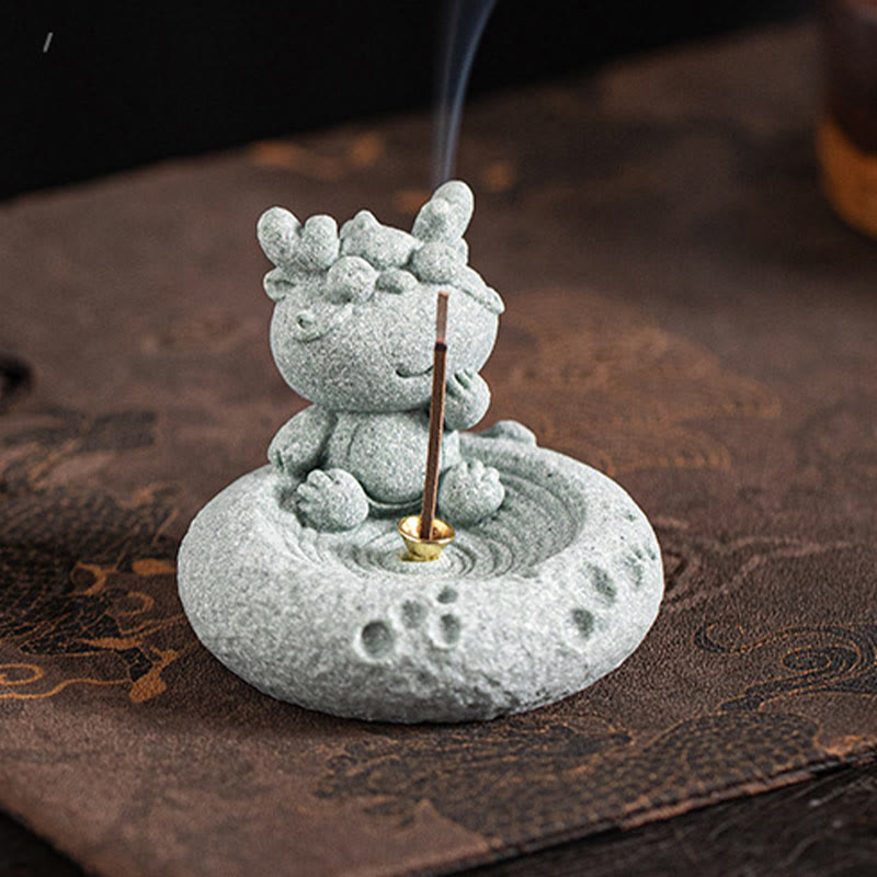 Chinese Zodiac Healing Incense Burner Desk Decoration