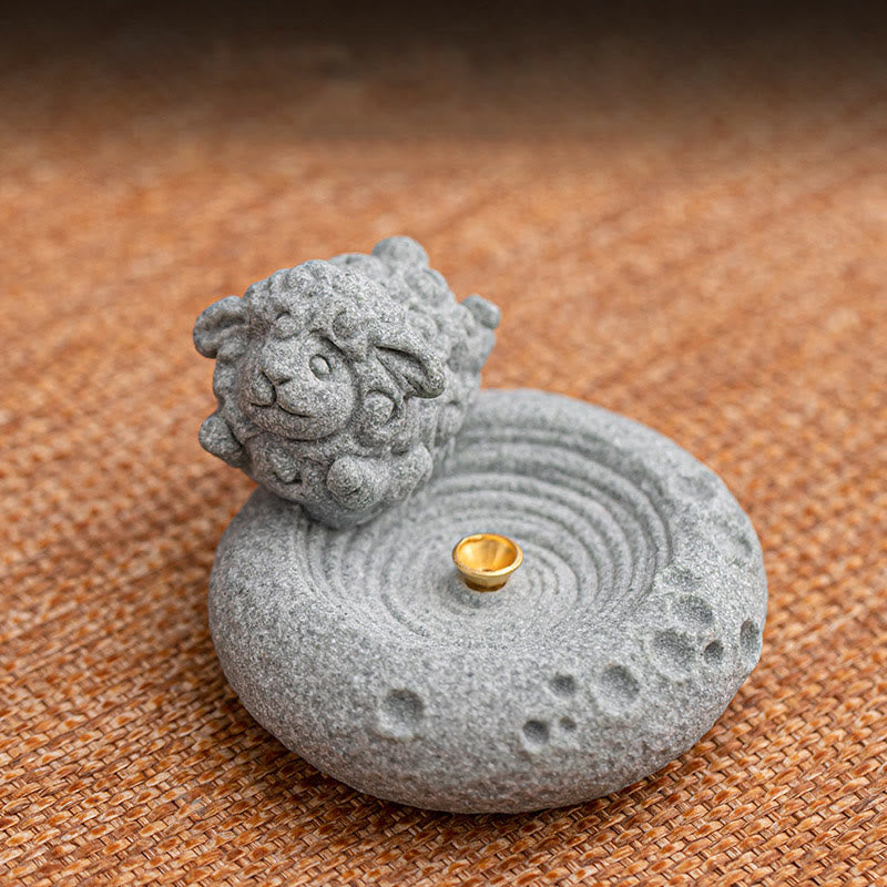 Chinese Zodiac Healing Incense Burner Desk Decoration