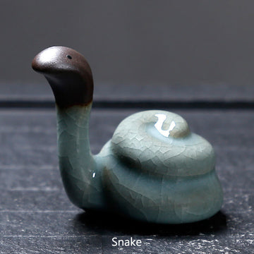Chinese Zodiac Ceramic Tea Pet Home Decoration