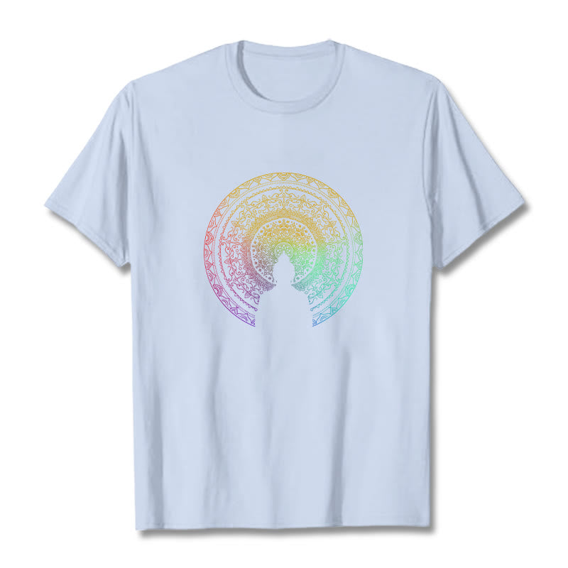 Pure Cotton Mandala Graphic Meditation Tee