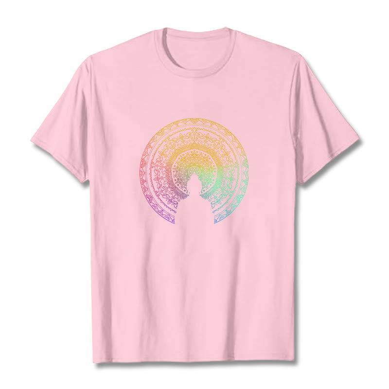 Pure Cotton Mandala Graphic Meditation Tee