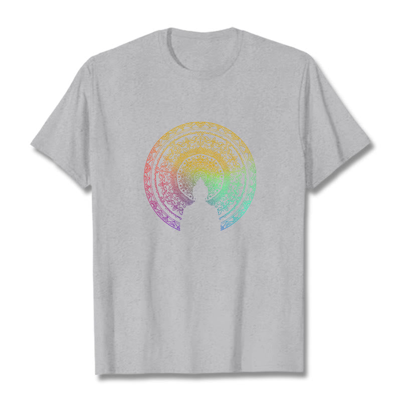 Pure Cotton Mandala Graphic Meditation Tee
