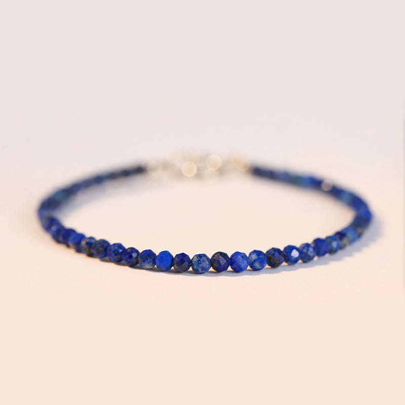 Small Lazurite Ultra-Thin Beads Balance Bracelet
