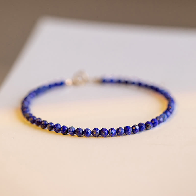 Small Lazurite Ultra-Thin Beads Balance Bracelet