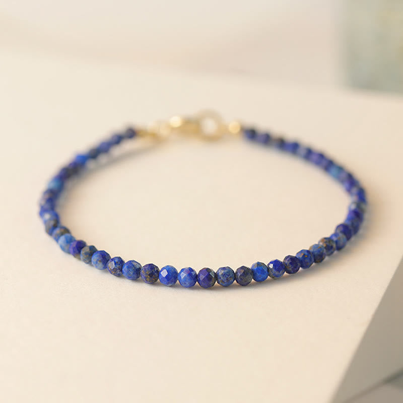 Small Lazurite Ultra-Thin Beads Balance Bracelet