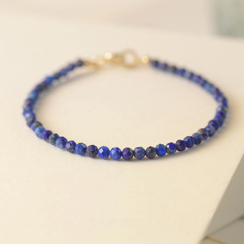 Small Lazurite Ultra-Thin Beads Balance Bracelet